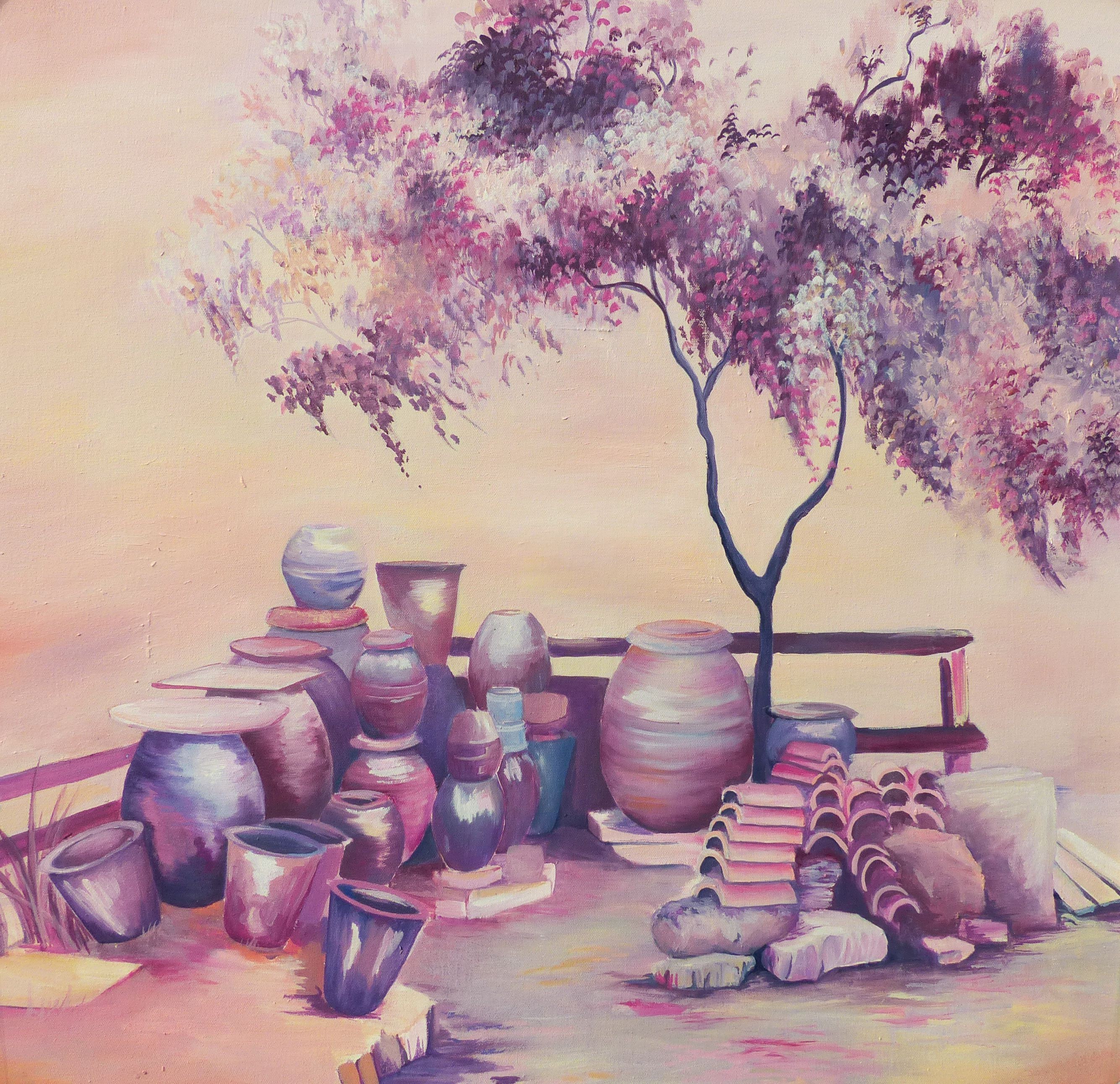 KOREAN-POTTERY-OIL-PAINTING-TAHNI-OSTERMAN
