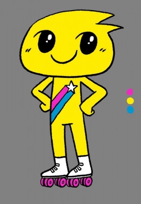 Americas Cup Roller Skating Championship Mascot